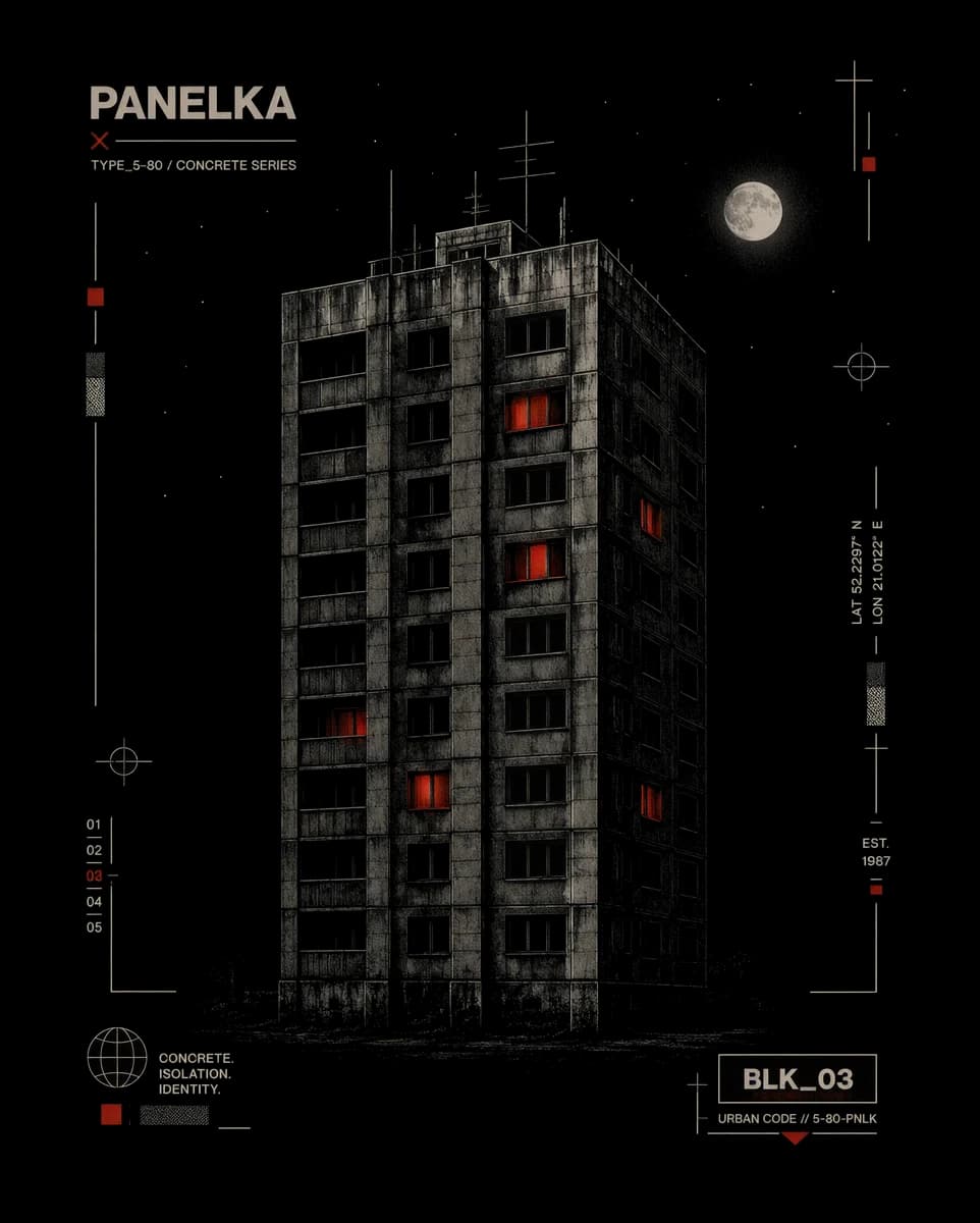 ночная панелька — деталь принта